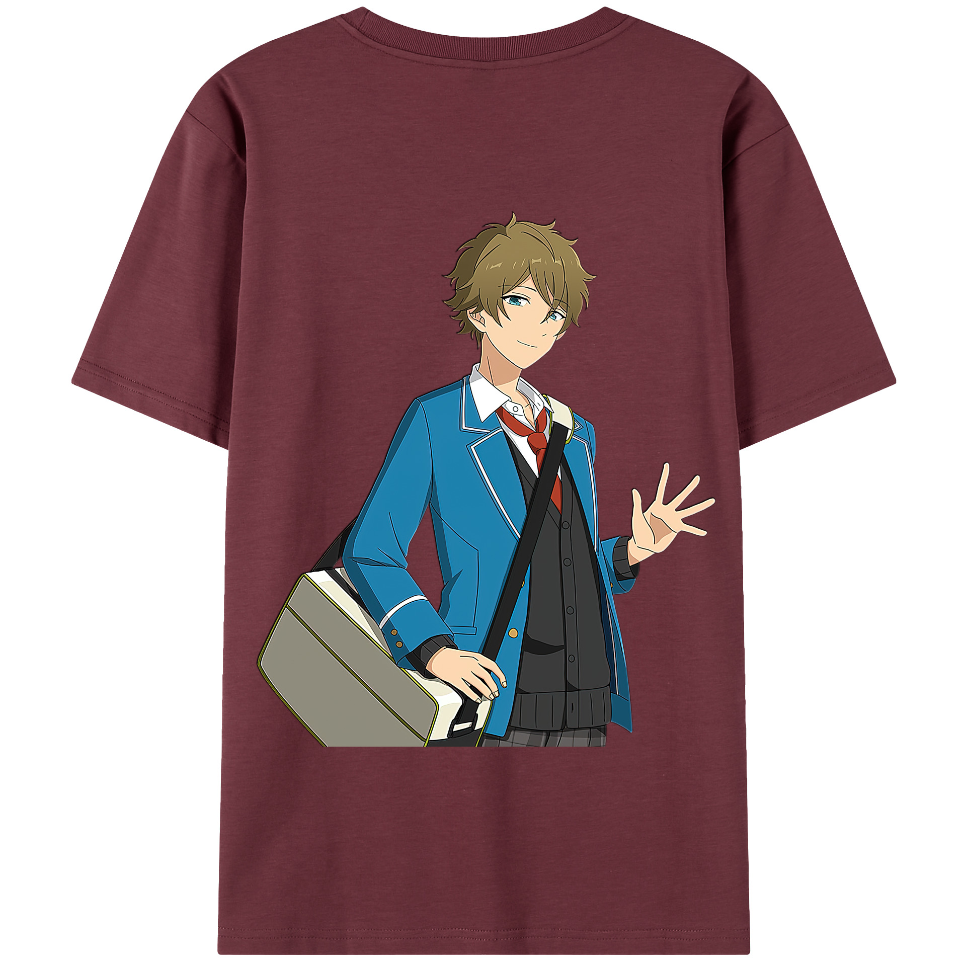 （画像用） あんさんぶるスターズ! Ensemble Stars 綿100％半袖Tシャツ（背面プリント）